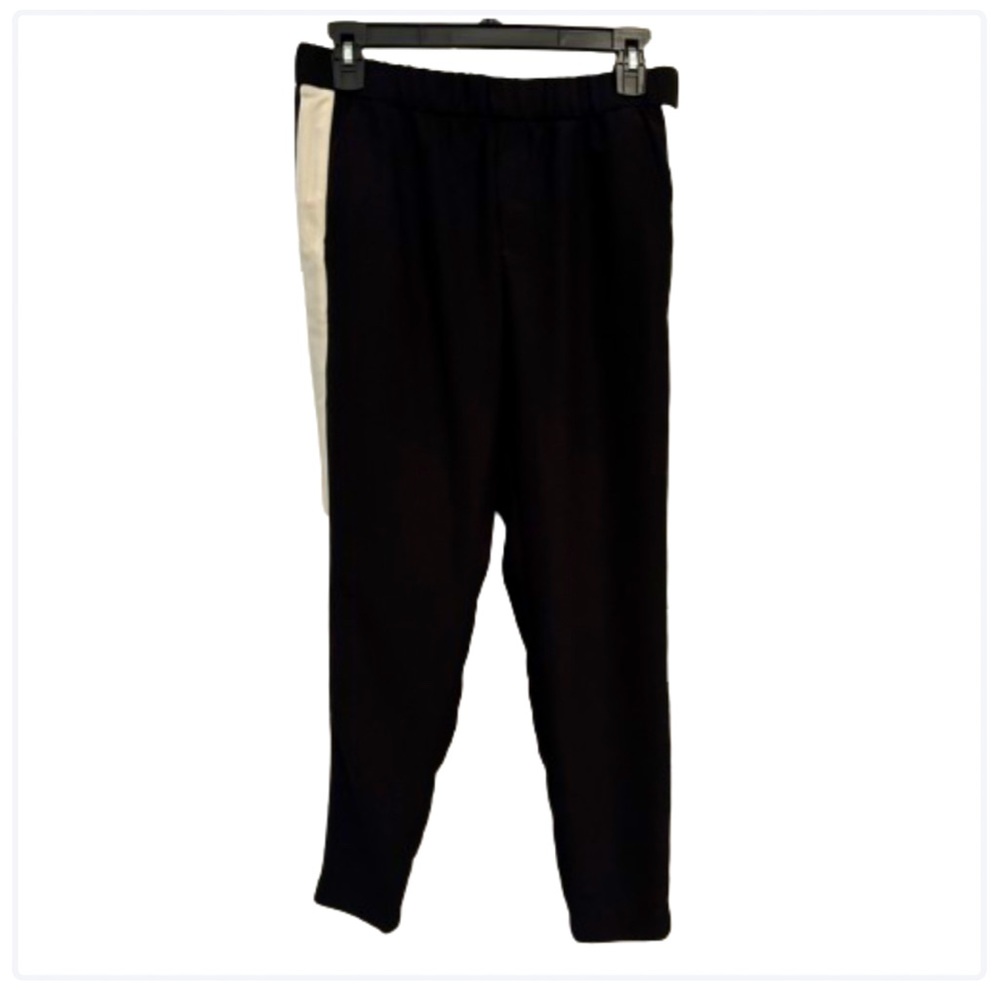 BANANA REPUBLIC STRIPE SLOAN ANKLE PANT